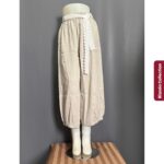 KBON KULOT LP 64-100 LPAHA 72 PK 85 BKK IMPORT KULOT BAHAN KATUN LINEN PREMIUM VARIASI SABUK RENDA SAKU KIRI KANAN - Gambar 6