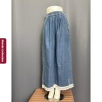 KUDA KULOT LP 64-96 LPAHA 72 PK 97 BKK IMPORT BAHAN JEANS PREMIUM VARIASI RENDA SAKU KIRI KANAN - Gambar 2