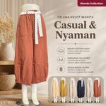 KBON KULOT LP 64-100 LPAHA 72 PK 85 BKK IMPORT KULOT BAHAN KATUN LINEN PREMIUM VARIASI SABUK RENDA SAKU KIRI KANAN