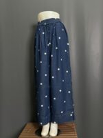 KAMU KULOT LP 60-100 LPAHA 76 PK 97 BKK IMPORT BAHAN JEANS PREMIUM VARIASI RENDA SAKU KIRI KANAN - Gambar 3