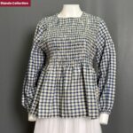 BALA ATASAN LD 100 PB 65 BKK IMPORT BAHAN KATUN SALUR KOTAK POTONGAN BABY DOLL DADA STRECHY - Gambar 5